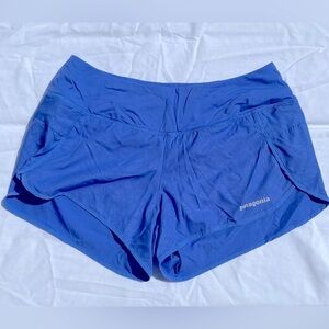 Patagonia Women's Vibrant Blue Running Shorts, Size S
